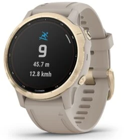 Garmin Fenix 6S Pro Solar. Lt. Gold Gold/Sand -Utendørsutstyr c1jydyasuis33lfgafbu