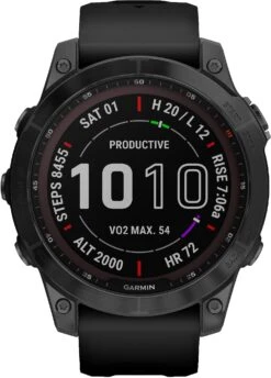 Garmin Fenix 7 Sapphire Solar Black DLC W/Black Band 11 Garmin Fenix 7 Sapphire Solar Black DLC W/Black Band -Utendørsutstyr cepf7f9ekykdvevsqyzs