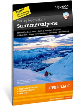 Tur Og Toppturkart Sunnmørsalpene Topo