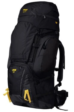 Bergans Of Norway Alpinist V6 Large 130L Black / Waxed Yellow