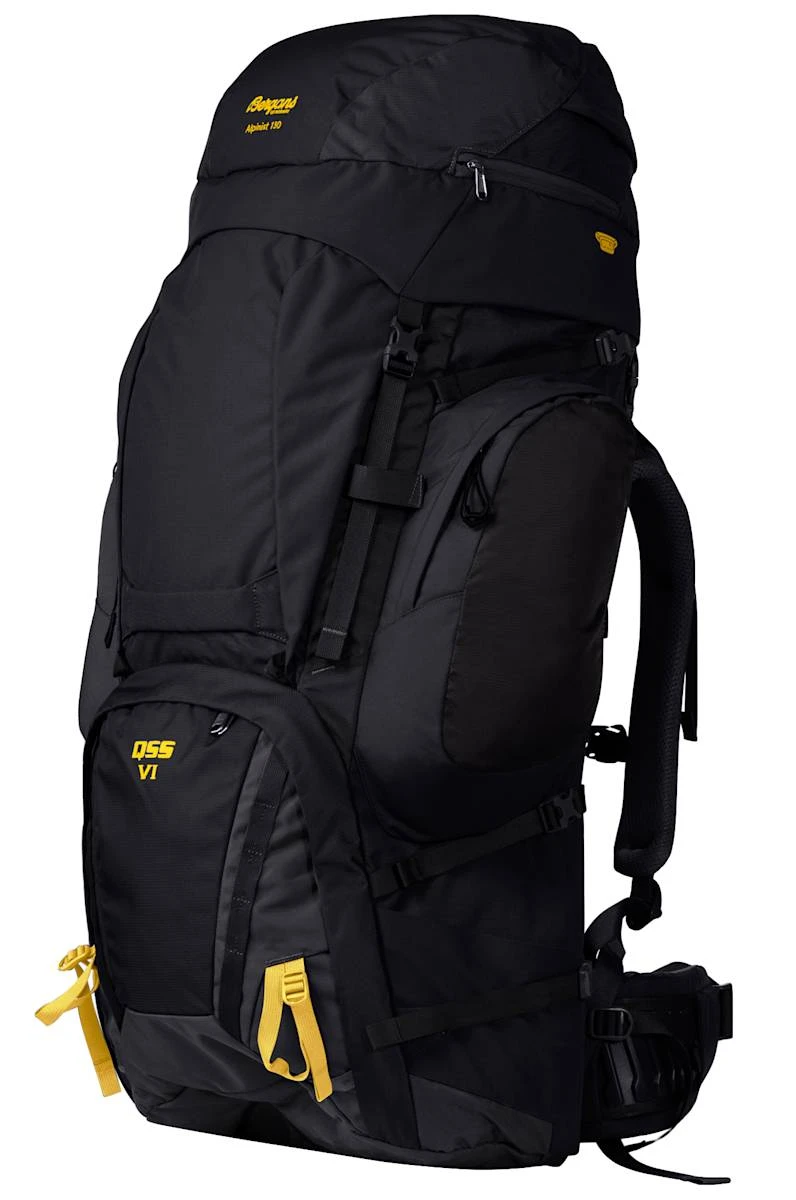 Bergans Of Norway Alpinist V6 Large 130L Black / Waxed Yellow 3 Bergans Of Norway Alpinist V6 Large 130L Black / Waxed Yellow
