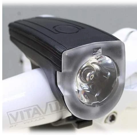 Diodelys Front 220 Lum Oppladbar Sort 4 Diodelys Front 220 Lum Oppladbar Sort - Bilde 2