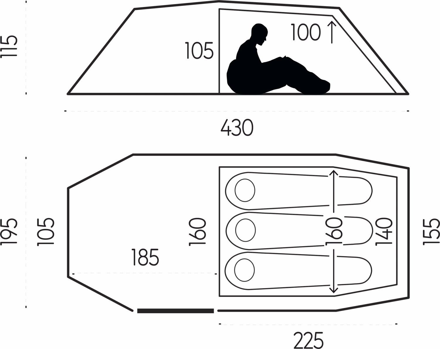 FJÄLLRÄVEN Abisko Endurance 3 UN Blue 7 FJÄLLRÄVEN Abisko Endurance 3 UN Blue - Bilde 5