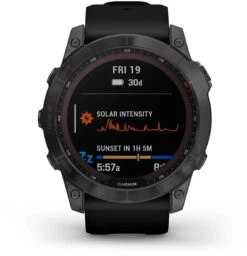 Garmin Fenix 7X Sapphire Solar Carbon Gray W/Black Band 13 Garmin Fenix 7X Sapphire Solar Carbon Gray W/Black Band -Utendørsutstyr fwz52mewegi2dpf6wow1