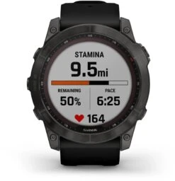 Garmin Fenix 7X Sapphire Solar Carbon Gray W/Black Band 18 Garmin Fenix 7X Sapphire Solar Carbon Gray W/Black Band -Utendørsutstyr lkqyaf2bf9faaardnooe