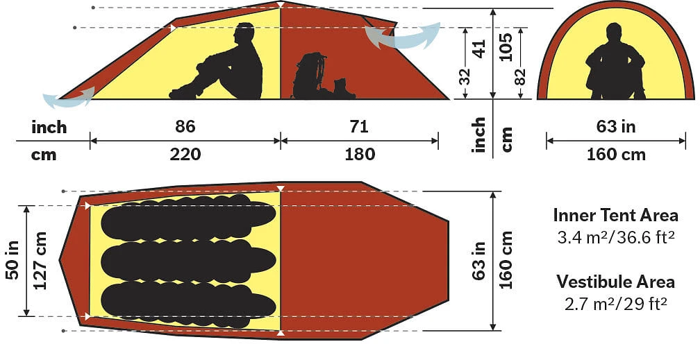 Hilleberg Nallo 3 GT Green 4 Hilleberg Nallo 3 GT Green - Bilde 2