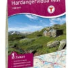 Hardangervidda Vest 1:100 000 NC -Utendørsutstyr m2vzxpsdmqxkhtv33vhw