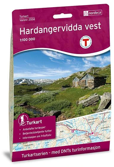 Hardangervidda Vest 1:100 000 NC 3 Hardangervidda Vest 1:100 000 NC