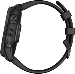 Garmin Fenix 7X Sapphire Solar W/Blac Black DLC -Utendørsutstyr m9cxoyxv5k96hpuldg1q