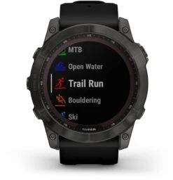 Garmin Fenix 7X Sapphire Solar Carbon Gray W/Black Band 19 Garmin Fenix 7X Sapphire Solar Carbon Gray W/Black Band -Utendørsutstyr mhjmzzztx5b8koujlmwi