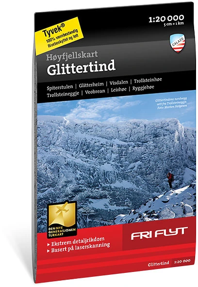 Høyfjellskart Glittertind 1:20000 Topo 3 Høyfjellskart Glittertind 1:20000 Topo