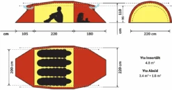 Hilleberg Kaitum 4 GT Rød -Utendørsutstyr on2hwjlo3wpaedunyaf7