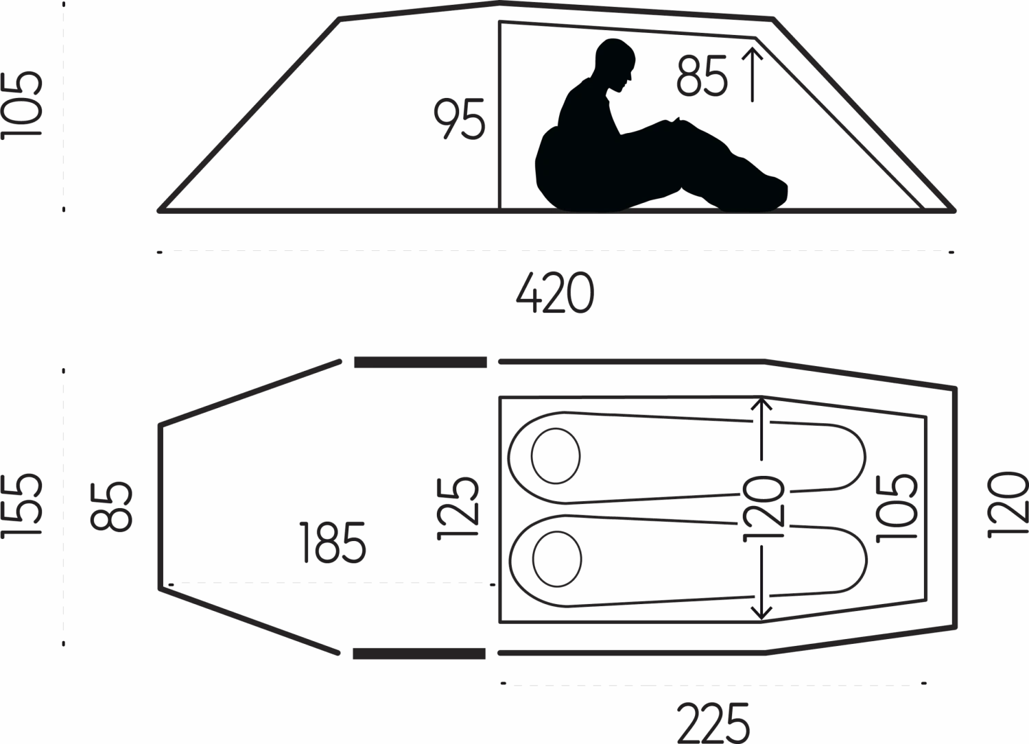 FJÄLLRÄVEN Keb Endurance 2 UN Blue 6 FJÄLLRÄVEN Keb Endurance 2 UN Blue - Bilde 4