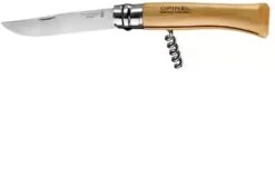 Opinel Ost & Skinkekniv Med Vinopptrekker Tre/stål