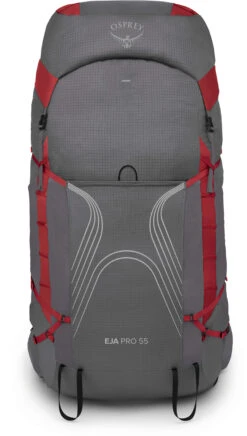Osprey Eja Pro 55 Dale Grey/Poinsettia Red -Utendørsutstyr r1uiibdm5lsgbqcwolkw