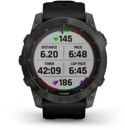 Garmin Fenix 7X Sapphire Solar Carbon Gray W/Black Band 21 Garmin Fenix 7X Sapphire Solar Carbon Gray W/Black Band -Utendørsutstyr rc2oscpygeszbq8q3fwn