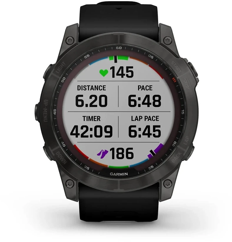 Garmin Fenix 7X Sapphire Solar Carbon Gray W/Black Band 12 Garmin Fenix 7X Sapphire Solar Carbon Gray W/Black Band - Bilde 10