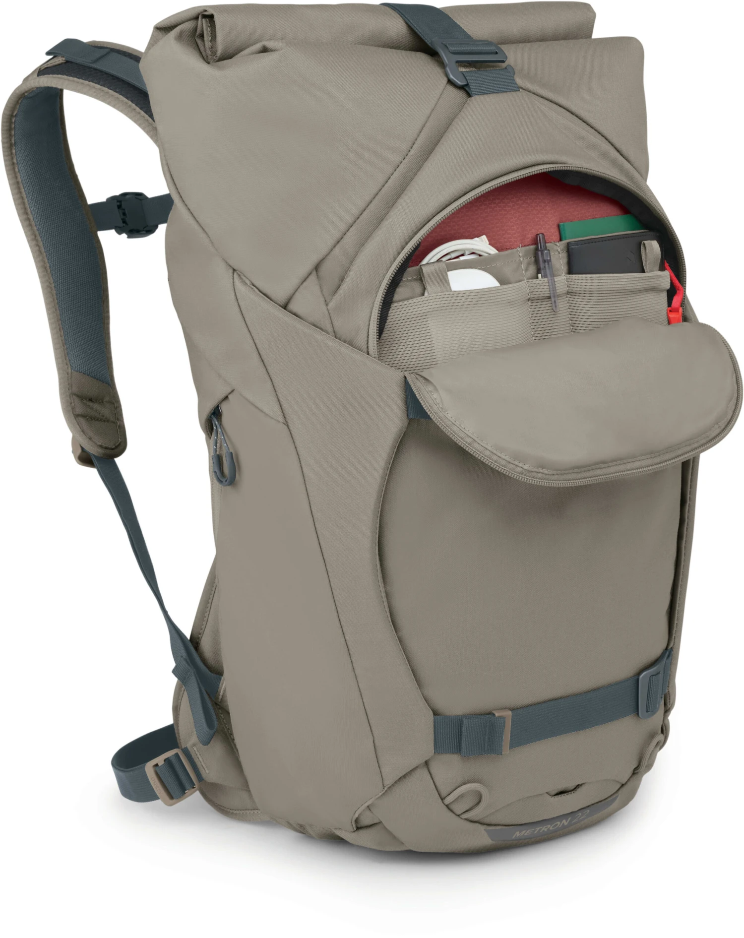 Osprey Metron Roll Top Pack Tan Concrete 5 Osprey Metron Roll Top Pack Tan Concrete - Bilde 3