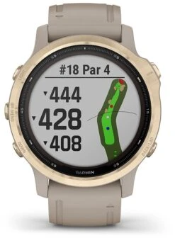 Garmin Fenix 6S Pro Solar. Lt. Gold Gold/Sand -Utendørsutstyr ua2vc9yo2j1ncgdxgplj