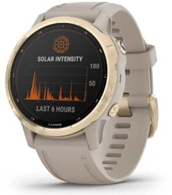 Garmin Fenix 6S Pro Solar. Lt. Gold Gold/Sand -Utendørsutstyr ubakhfaewndspmzuyjjp