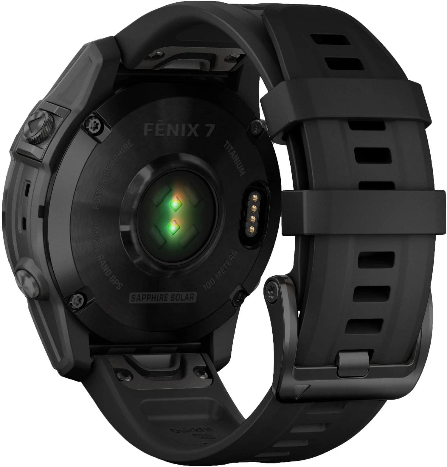 Garmin Fenix 7 Sapphire Solar Black DLC W/Black Band 6 Garmin Fenix 7 Sapphire Solar Black DLC W/Black Band - Bilde 4