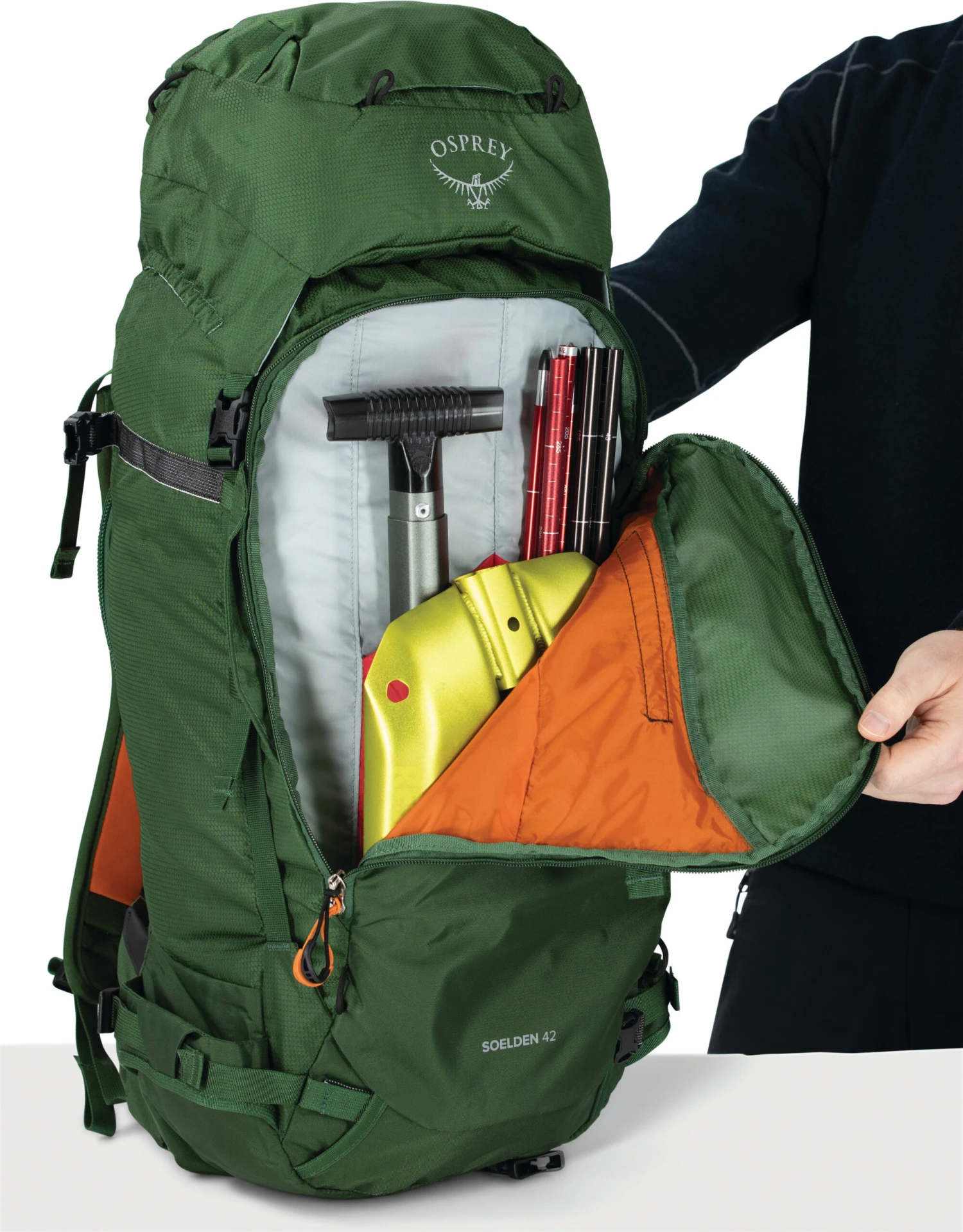 Osprey Soelden 42 Dustmoss Green 6 Osprey Soelden 42 Dustmoss Green - Bilde 4