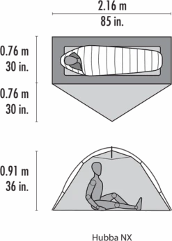 MSR Hubba NX 8110/Green -Utendørsutstyr z3slhwc9wipb1eimetoj