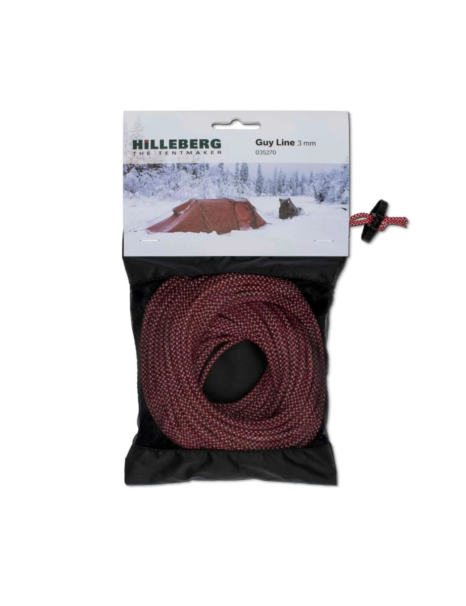 Hilleberg Reflective Guy Line RED / WHITE 3 Hilleberg Reflective Guy Line RED / WHITE