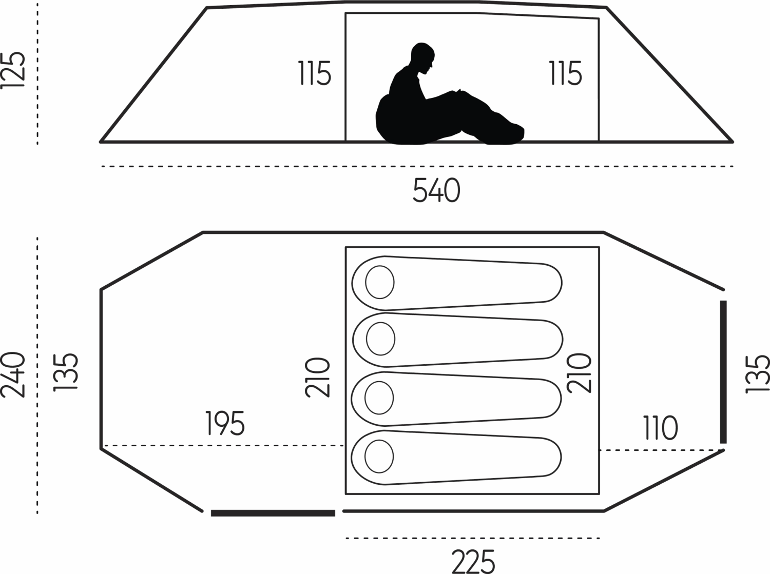 FJÄLLRÄVEN Abisko Endurance 4 UN Blue 11 FJÄLLRÄVEN Abisko Endurance 4 UN Blue - Bilde 9