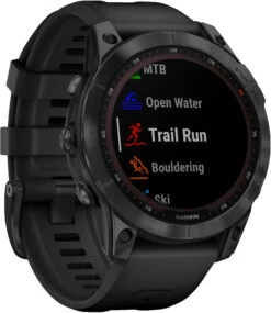 Garmin Fenix 7 Sapphire Solar Black DLC W/Black Band 14 Garmin Fenix 7 Sapphire Solar Black DLC W/Black Band -Utendørsutstyr zxtk3qvwmdauika2vwam