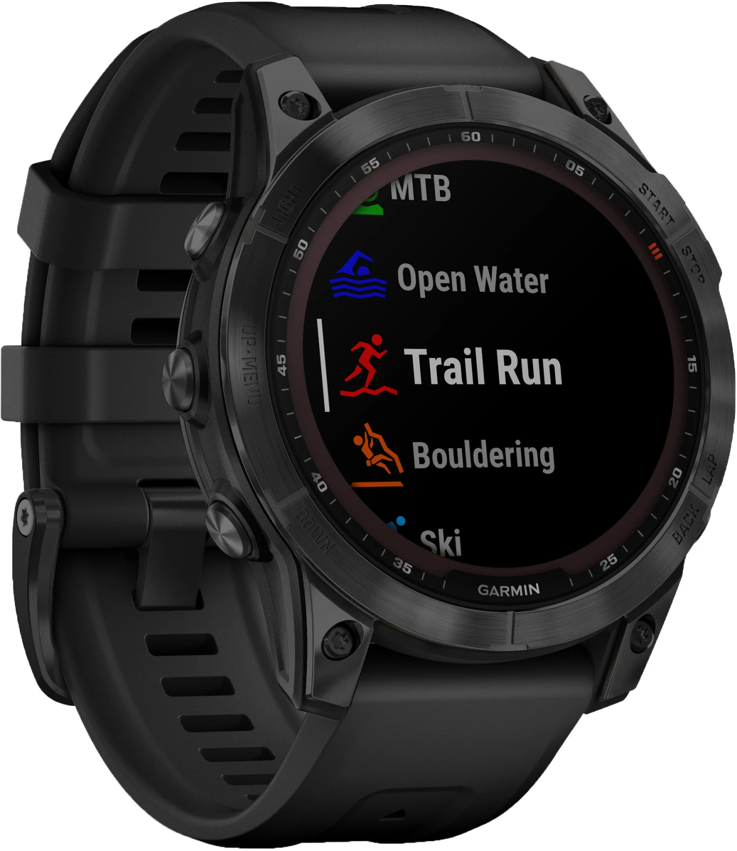 Garmin Fenix 7 Sapphire Solar Black DLC W/Black Band 7 Garmin Fenix 7 Sapphire Solar Black DLC W/Black Band - Bilde 5